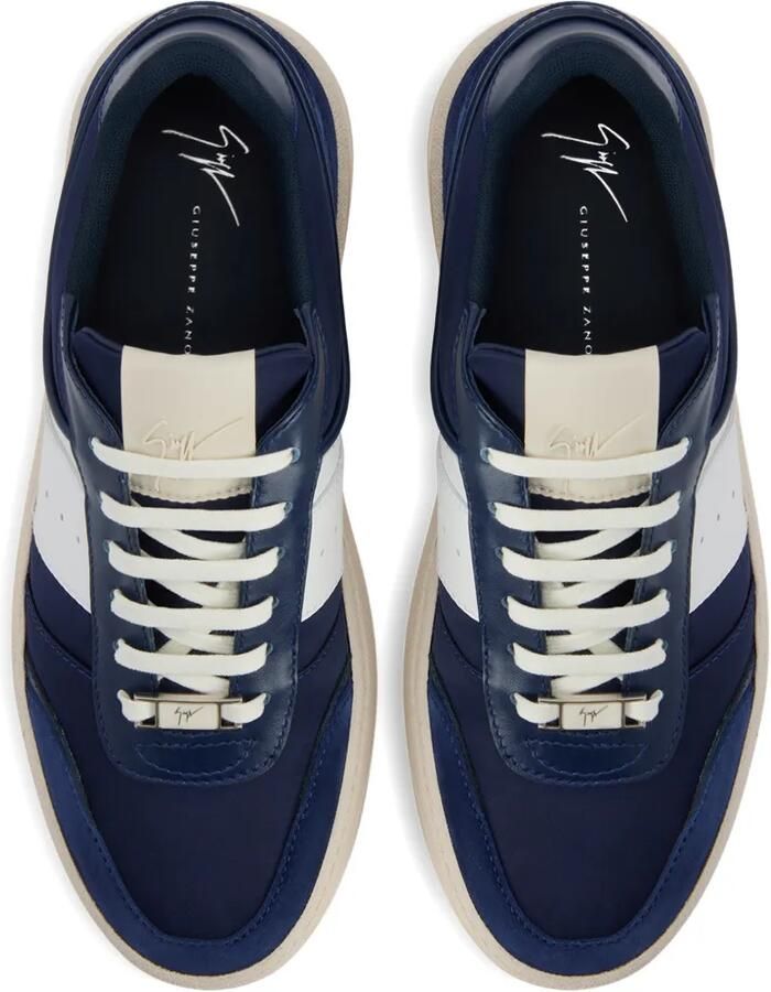 Giuseppe Zanotti Gz Thor leren sneakers Blauw - Foto 2