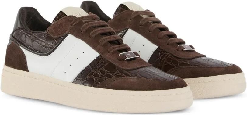 Giuseppe Zanotti GZ Thor sneakers Bruin - Foto 4