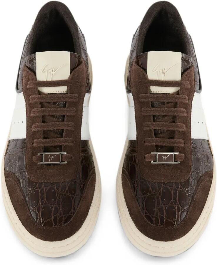 Giuseppe Zanotti GZ Thor sneakers Bruin - Foto 2