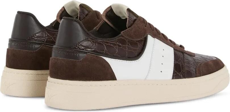 Giuseppe Zanotti GZ Thor sneakers Bruin - Foto 3