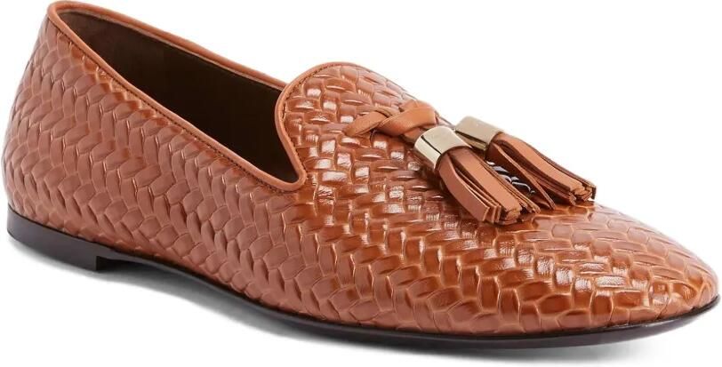 Giuseppe Zanotti GZ-Weave loafers Bruin - Foto 5