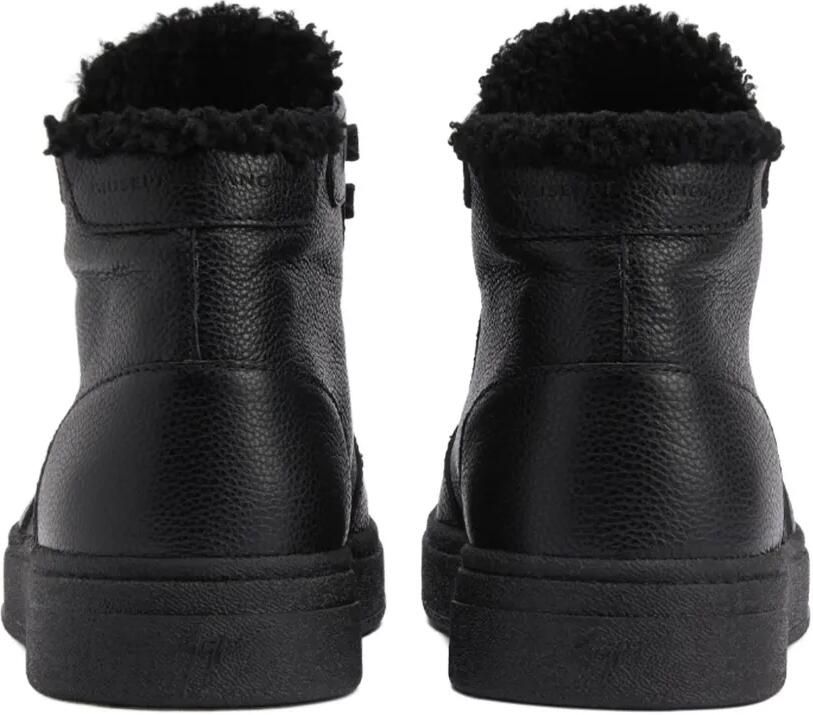 Giuseppe Zanotti GZ94 high-top lammy sneakers BLACK