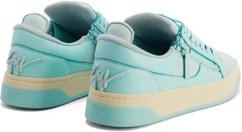 Giuseppe Zanotti GZ94 leren sneakers Blauw - Foto 3