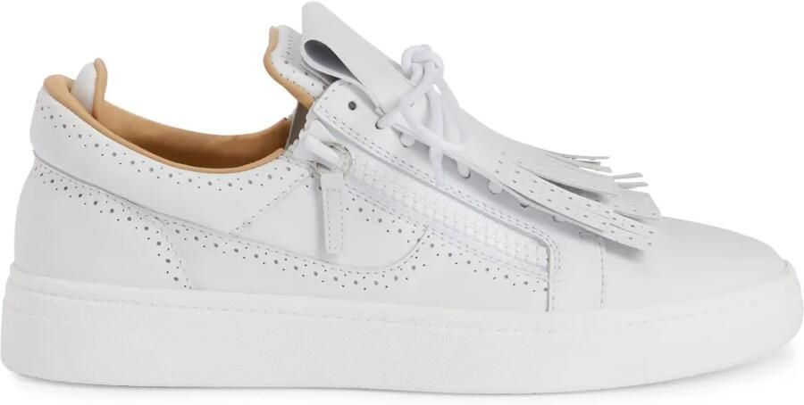 Giuseppe Zanotti GZ94 leren sneakers Wit