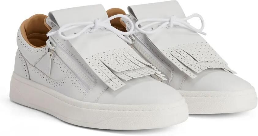 Giuseppe Zanotti GZ94 leren sneakers Wit - Foto 4