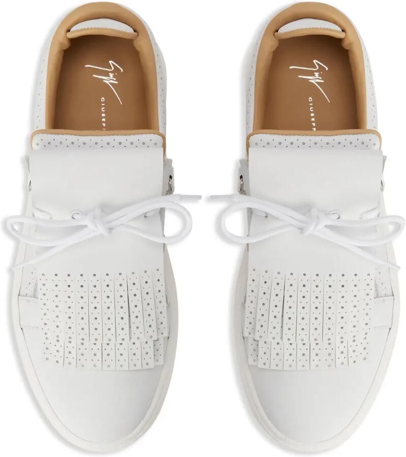 Giuseppe Zanotti GZ94 leren sneakers Wit - Foto 2
