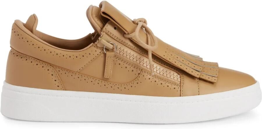 Giuseppe Zanotti GZ94 low-top leren sneakers Bruin