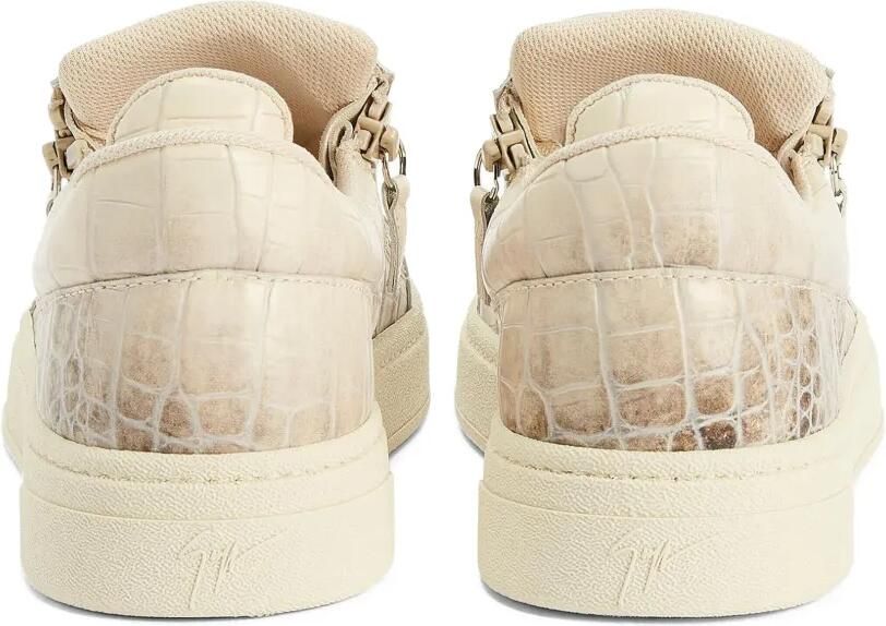 Giuseppe Zanotti GZ94 low-top sneakers met dubbele rits Beige - Foto 3