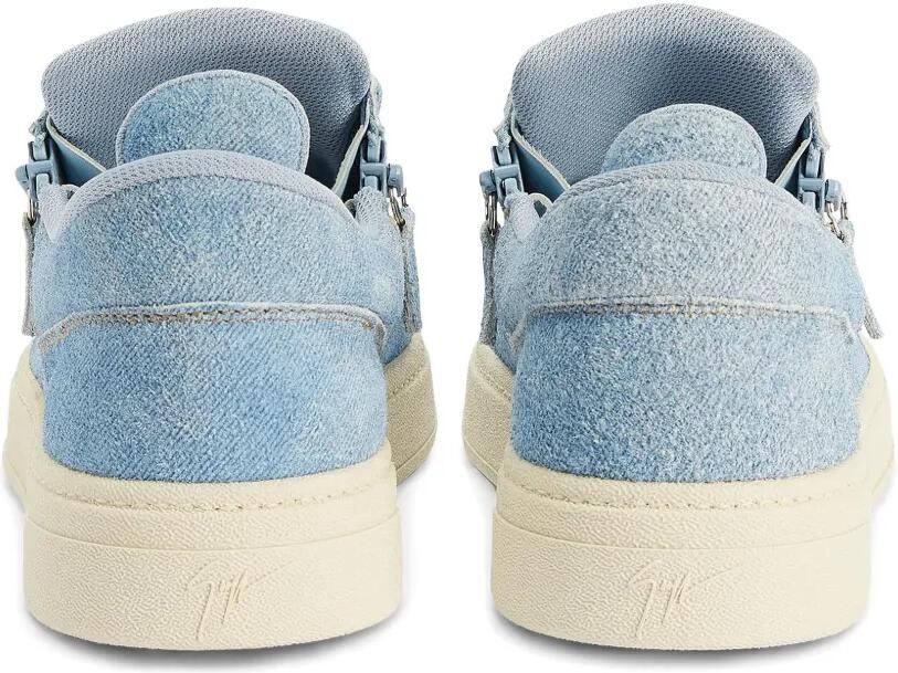 Giuseppe Zanotti GZ94 low-top sneakers met dubbele rits Blauw