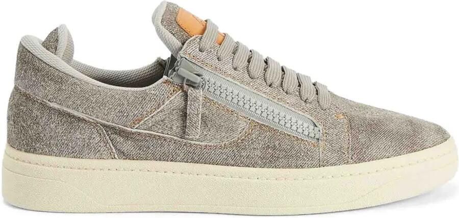 Giuseppe Zanotti GZ94 low-top sneakers met dubbele rits Grijs