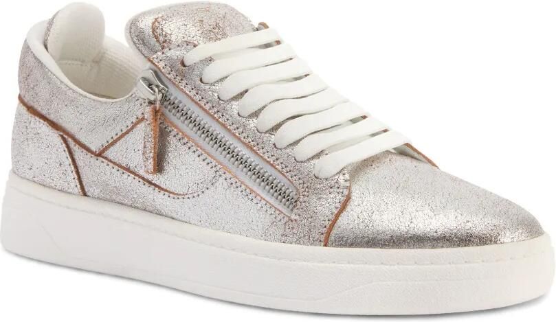 Giuseppe Zanotti GZ94 low-top sneakers met dubbele rits Grijs - Foto 4