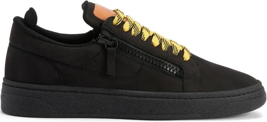 Giuseppe Zanotti GZ94 low-top sneakers met dubbele rits Zwart
