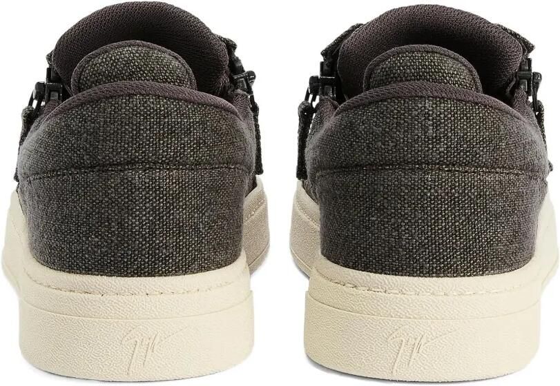 Giuseppe Zanotti GZ94 low-top sneakers met dubbele rits Zwart - Foto 3