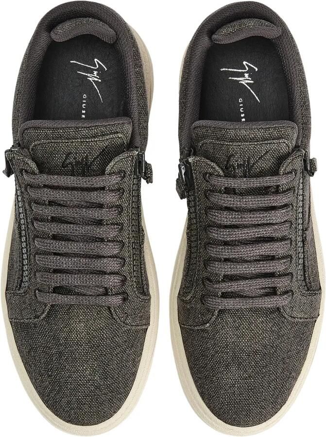 Giuseppe Zanotti GZ94 low-top sneakers met dubbele rits Zwart - Foto 2