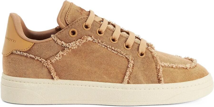 Giuseppe Zanotti GZ94 low-top sneakers met franje Bruin