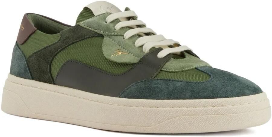 Giuseppe Zanotti GZ94 low-top sneakers met vlakken Groen