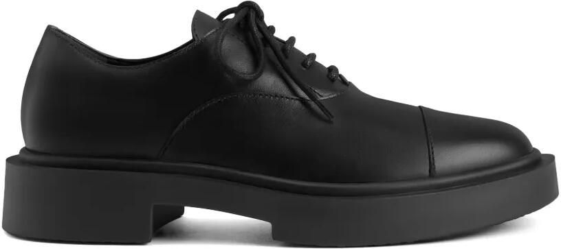 Giuseppe Zanotti Harald leren derby schoenen Zwart