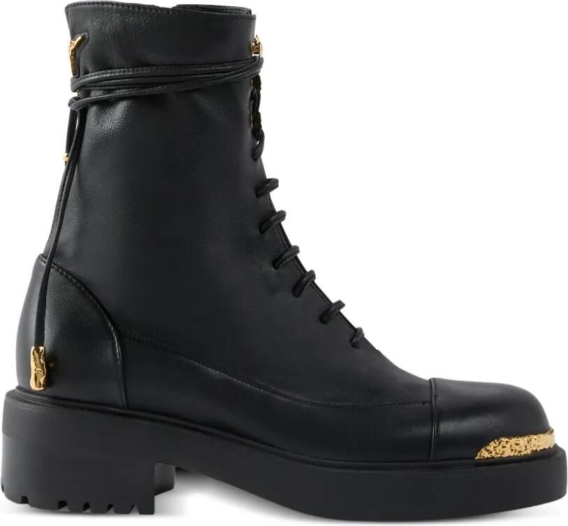Giuseppe Zanotti Harly combat boots Zwart