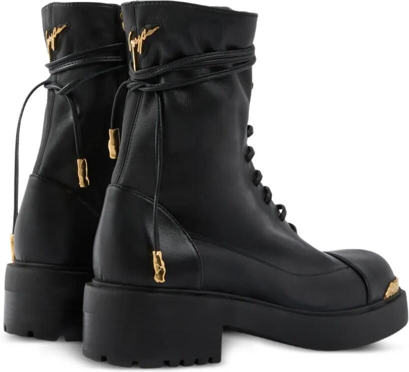 Giuseppe Zanotti Harly combat boots Zwart - Foto 4