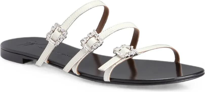 Giuseppe Zanotti Himari platte sandalen Wit - Foto 4