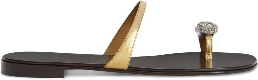 Giuseppe Zanotti Icon Ring sandalen Goud