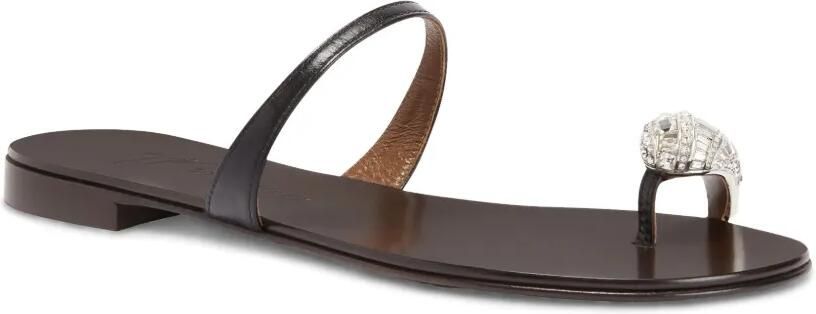 Giuseppe Zanotti Icon Ring sandalen Zwart