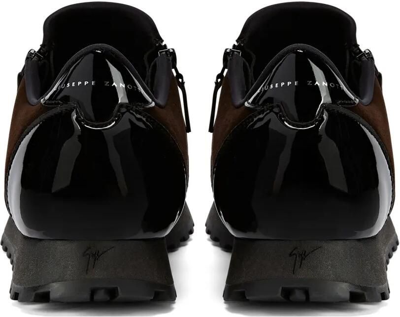 Giuseppe Zanotti Ilde Run low-top sneakers met dubbele rits Bruin - Foto 2