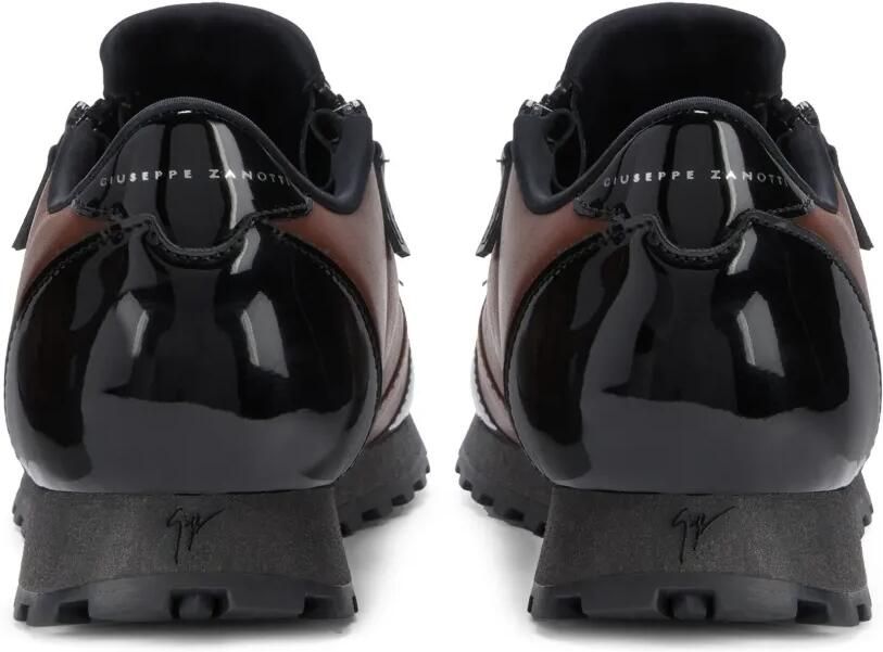 Giuseppe Zanotti Ilde Run low-top sneakers met dubbele rits Bruin - Foto 3