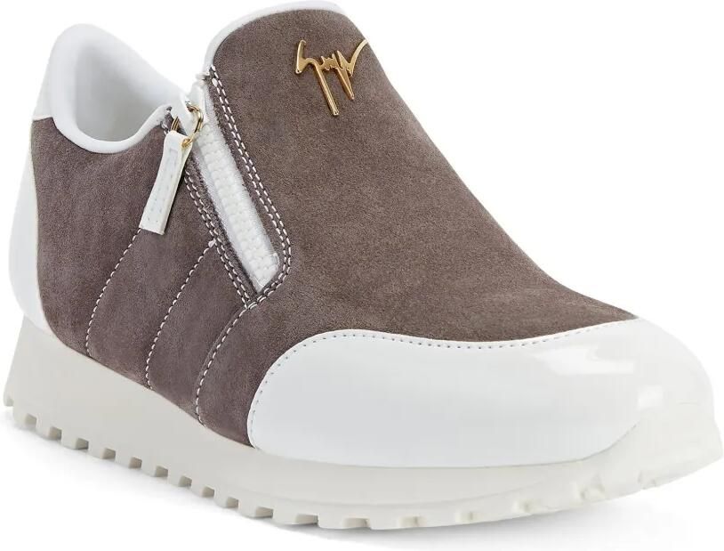 Giuseppe Zanotti Ilde Run low-top sneakers met dubbele rits Grijs - Foto 4