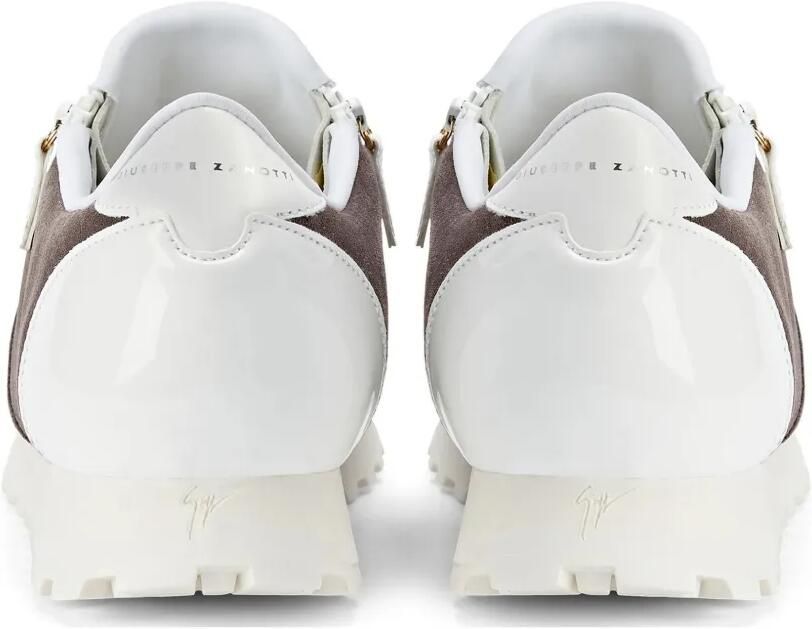 Giuseppe Zanotti Ilde Run low-top sneakers met dubbele rits Grijs - Foto 3