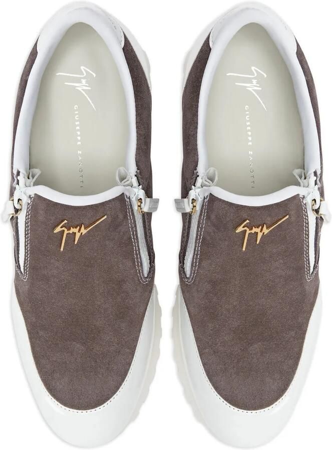 Giuseppe Zanotti Ilde Run low-top sneakers met dubbele rits Grijs - Foto 2