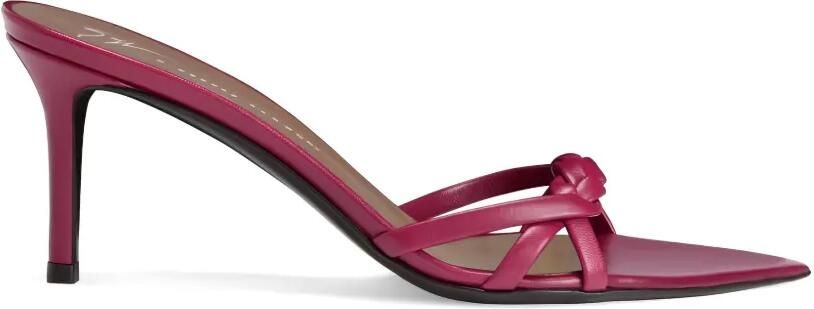 Giuseppe Zanotti Intrigo Braid gevlochten sandalen Roze