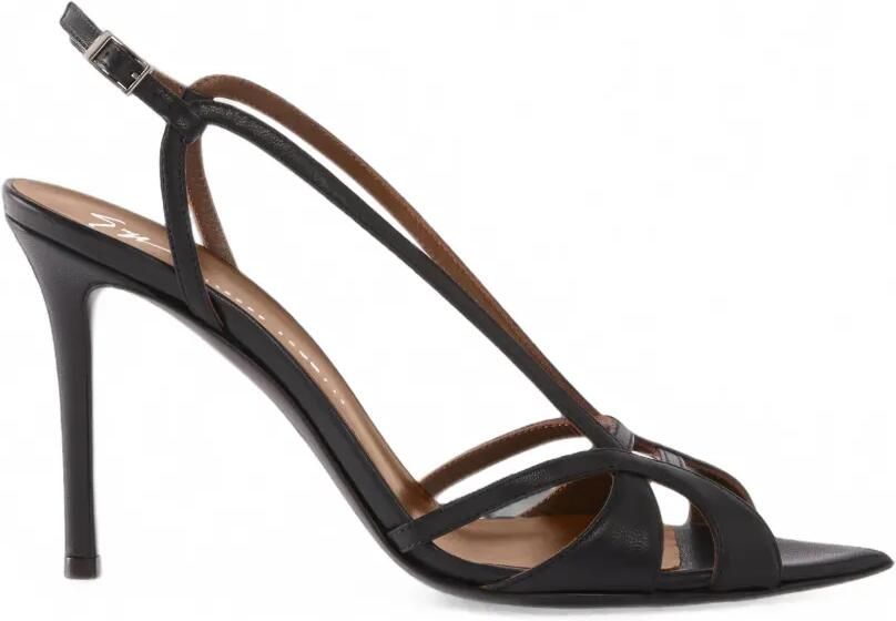 Giuseppe Zanotti Intrigo Zoe 90 sandalen Zwart
