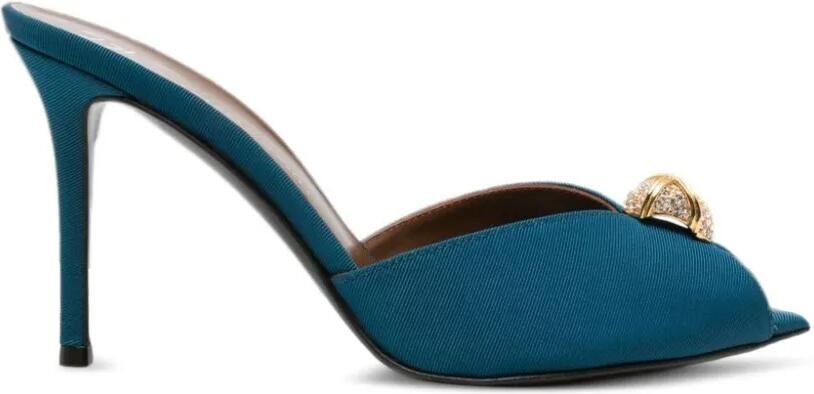 Giuseppe Zanotti Intriigo cocktail muiltjes 90 Blauw