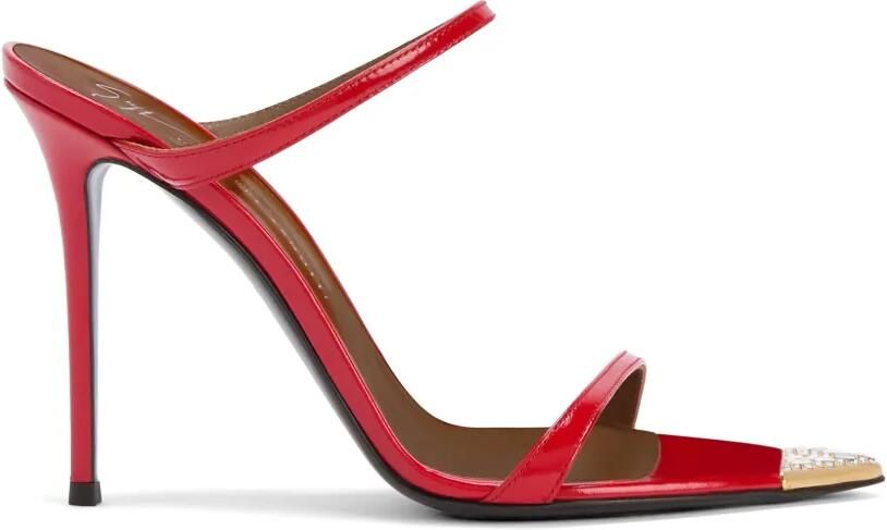 Giuseppe Zanotti Intriigo Jewelry sandalen met metalen detail Rood