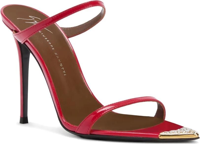 Giuseppe Zanotti Intriigo Jewelry sandalen met metalen detail Rood - Foto 5