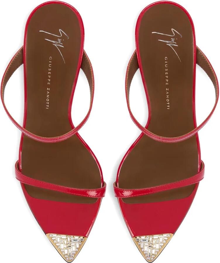 Giuseppe Zanotti Intriigo Jewelry sandalen met metalen detail Rood - Foto 2