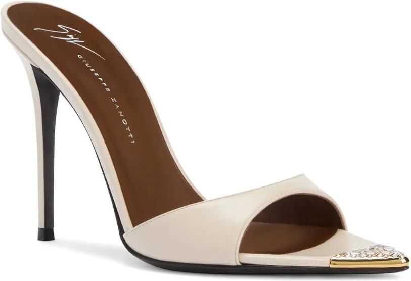 Giuseppe Zanotti Intriigo sandalen met stras Beige - Foto 5