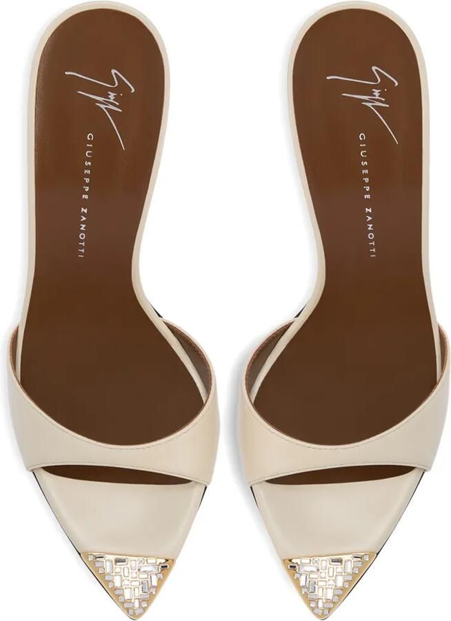 Giuseppe Zanotti Intriigo sandalen met stras Beige - Foto 3