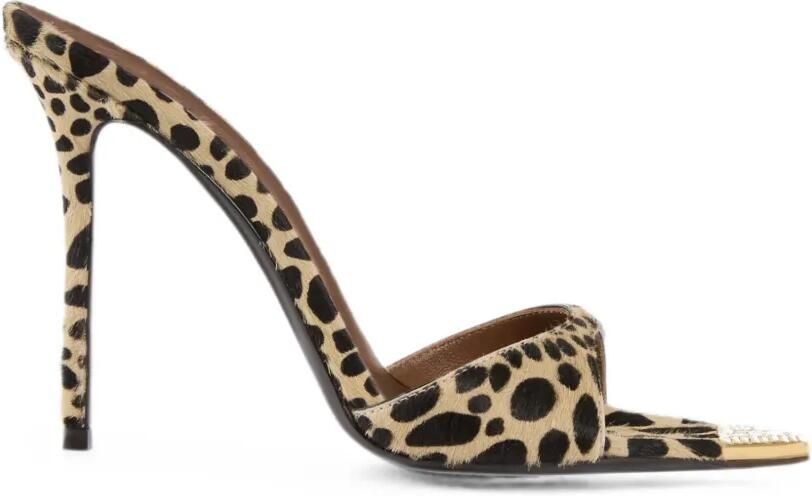 Giuseppe Zanotti Intriigo Savage 105 muiltjes Beige