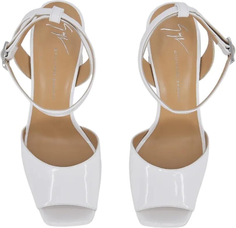 Giuseppe Zanotti Isadhora sandalen met plateauzool Wit - Foto 3