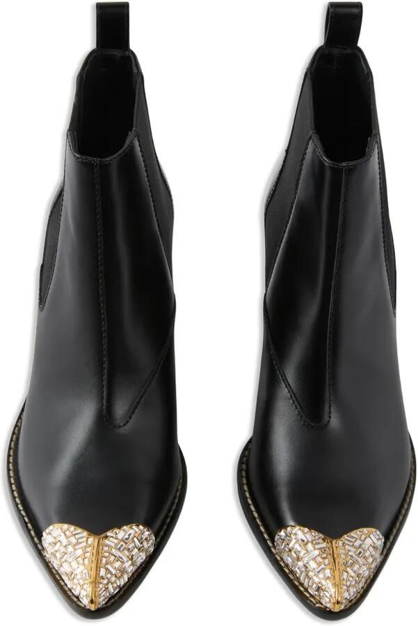 Giuseppe Zanotti Jewellery Texano enkellaarzen Zwart - Foto 3