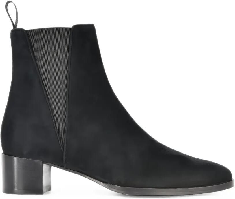 Giuseppe Zanotti Judy suède enkellaarzen Zwart