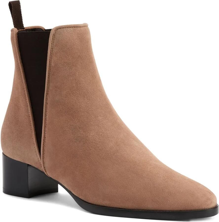 Giuseppe Zanotti Judy suède laarzen met elastisch vlak Bruin