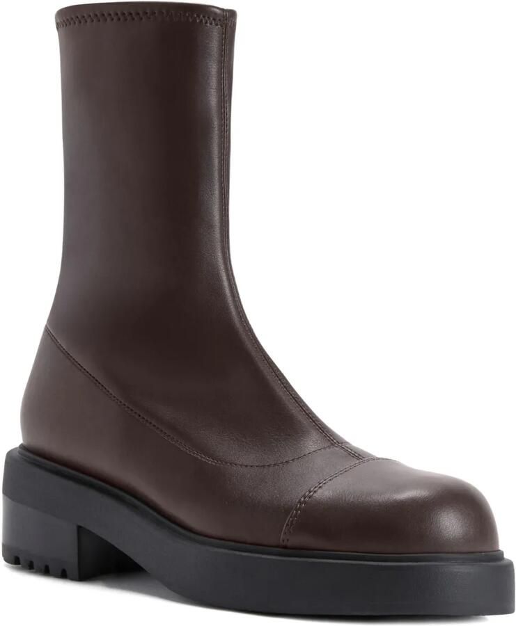 Giuseppe Zanotti Junney enkellaarzen met ritsdetail Bruin