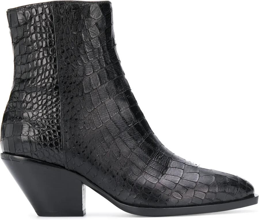 Giuseppe Zanotti Karley enkellaarzen Zwart