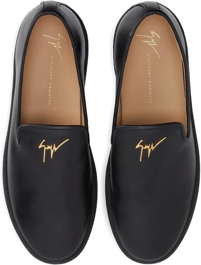 Giuseppe Zanotti Kobe sneakers met logoplakkaat Zwart - Foto 2