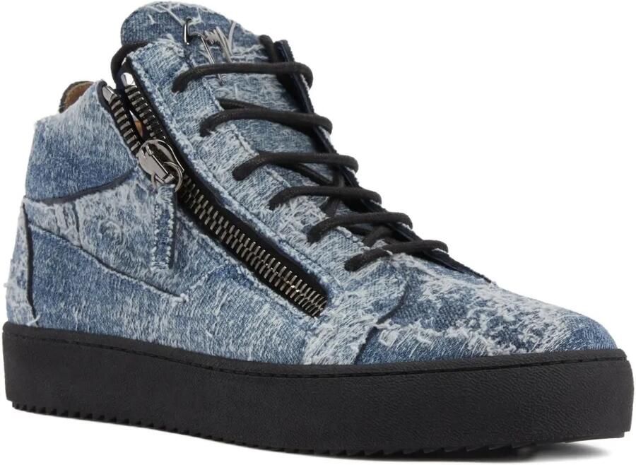 Giuseppe Zanotti Kriss high-top sneakers met rits Blauw