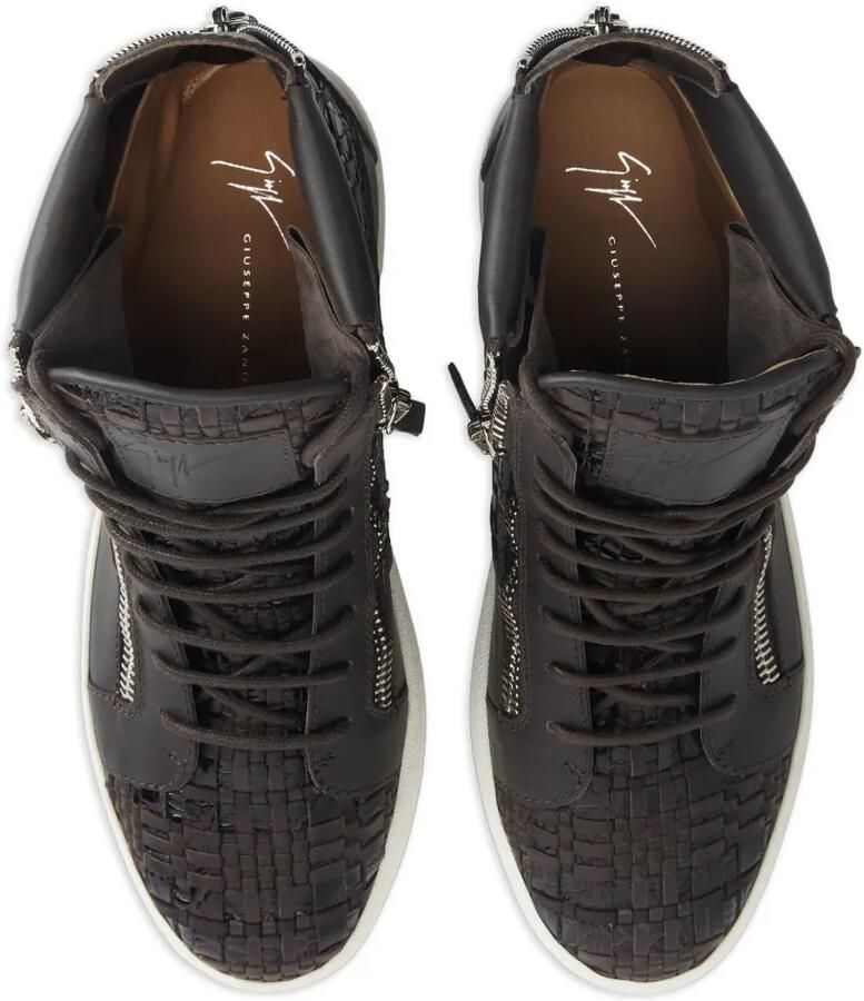 Giuseppe Zanotti Kriss sneakers met krokodillenprint Bruin - Foto 2