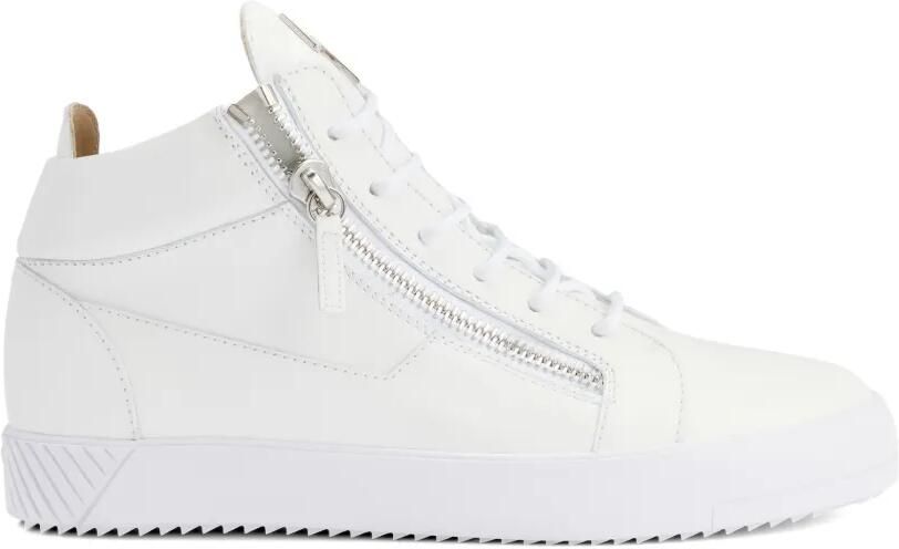 Giuseppe Zanotti Kriss sneakers met rits Wit